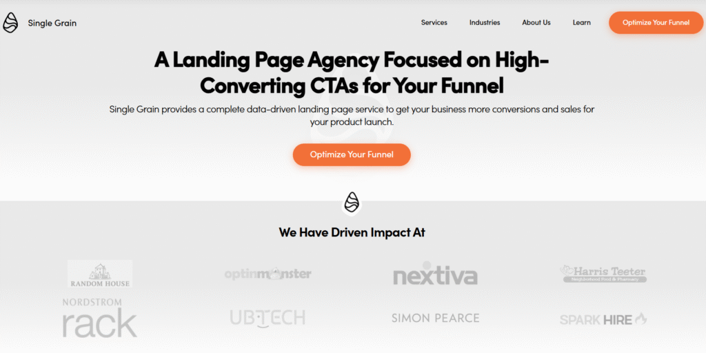 landing page copywriter