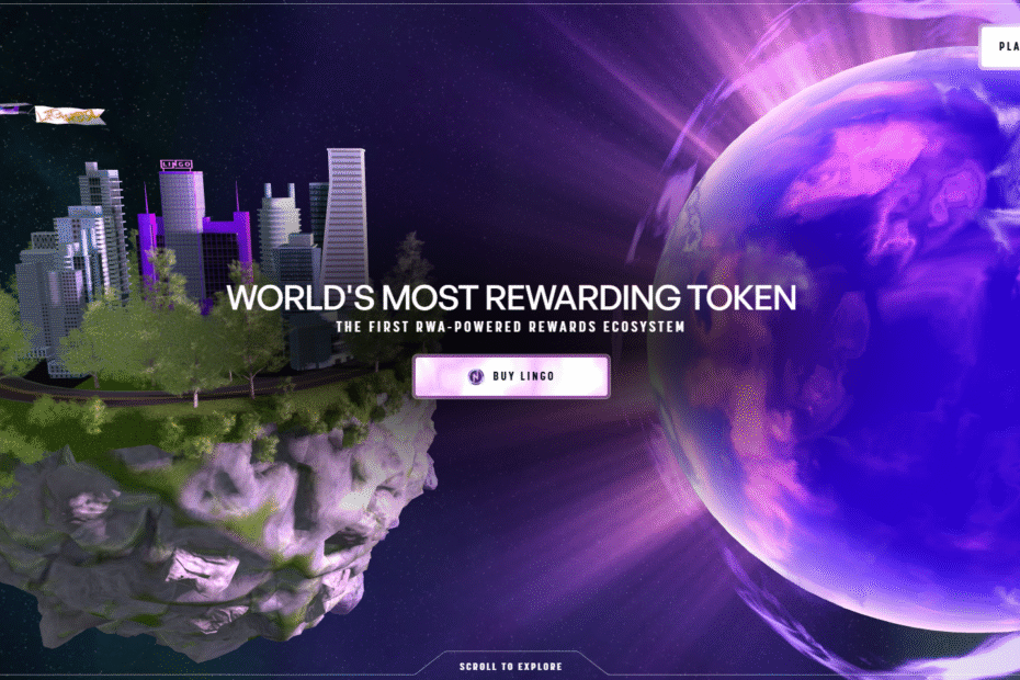 lingo rwa landing page