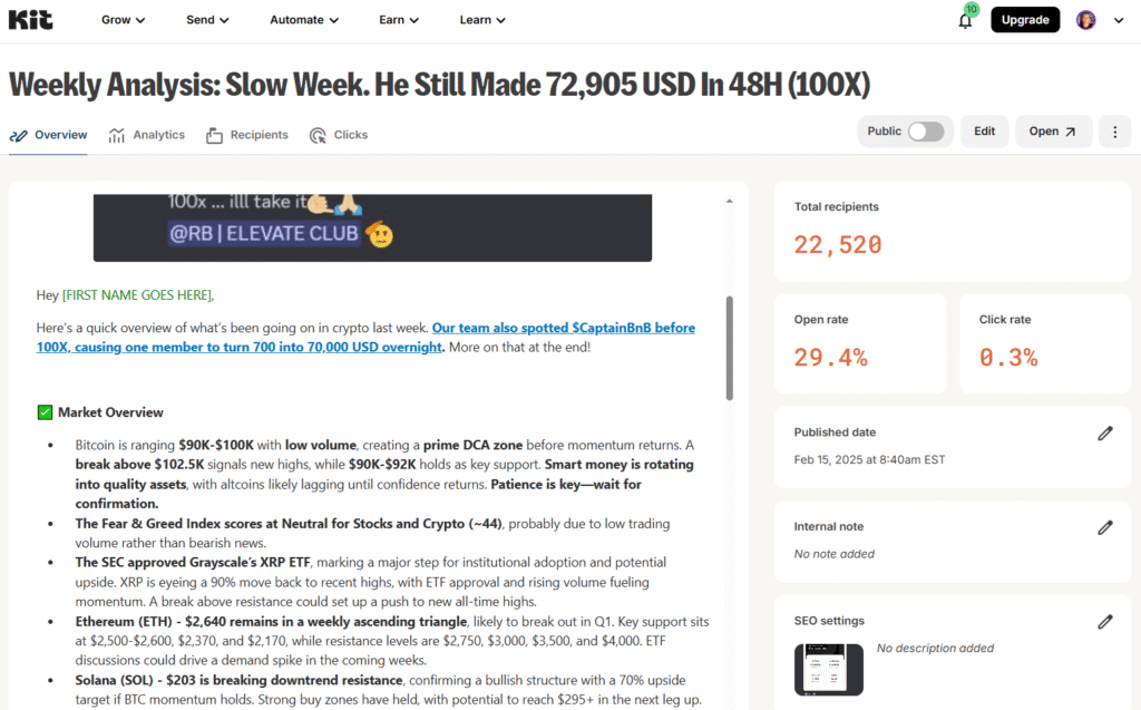 copywriter for ai crypto